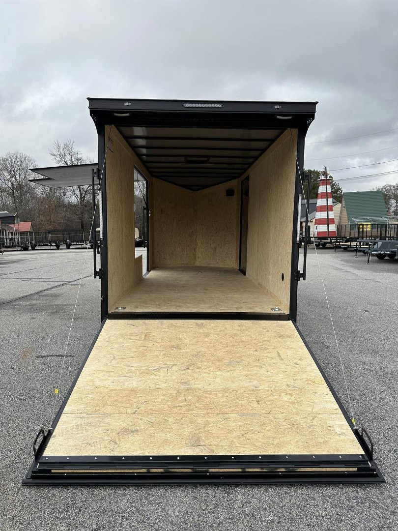 New 2025 COVERED WAGON 7X16 TANDEM AXLE ENCLOSED UTV TRAILER