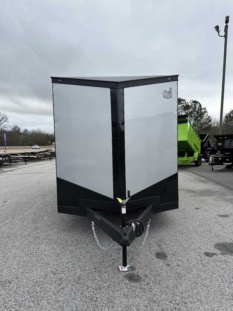 New 2025 COVERED WAGON 7X16 TANDEM AXLE ENCLOSED UTV TRAILER