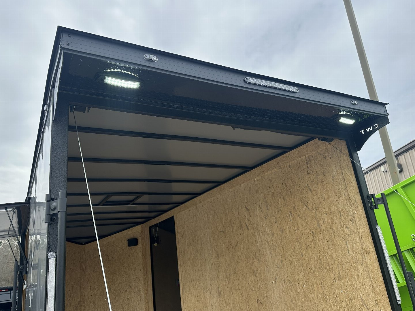 New 2025 COVERED WAGON 7X16 TANDEM AXLE ENCLOSED UTV TRAILER