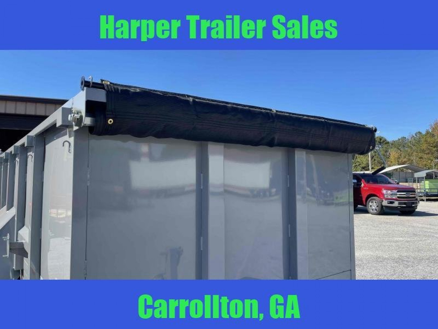 New 2025 TUFFDUMP 14K 7X16 DUMP TRAILER 4' WALLS