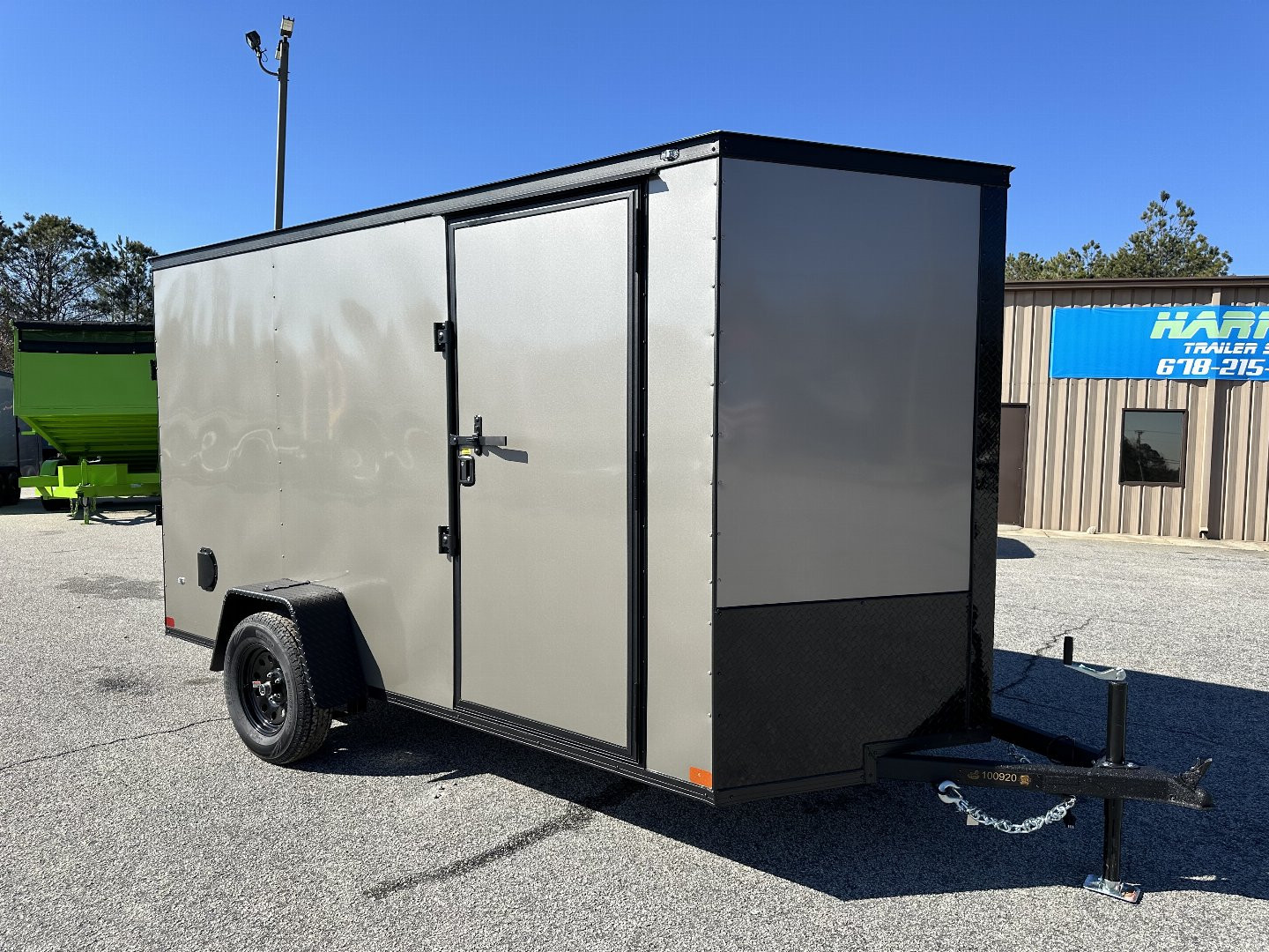 New 2025 COVERED WAGON 6X12 SINGLE AXLE ENCLOSED TRAILER WITH BLACKOUT PACKAGE