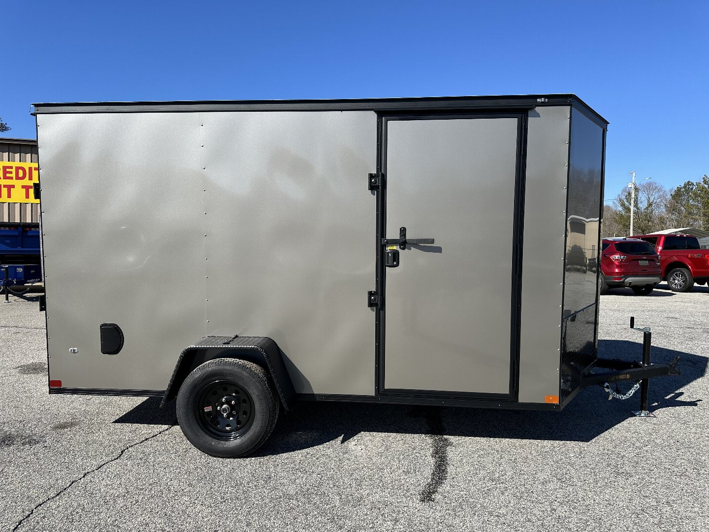 New 2025 COVERED WAGON 6X12 SINGLE AXLE ENCLOSED TRAILER WITH BLACKOUT PACKAGE