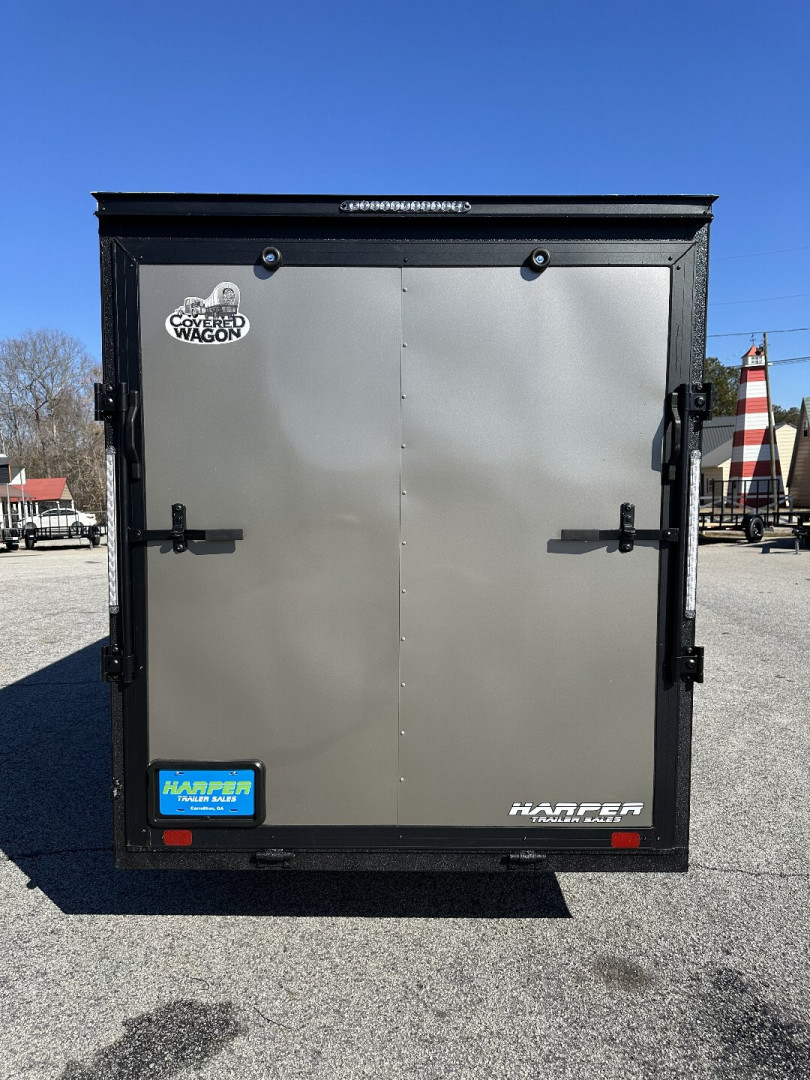 New 2025 COVERED WAGON 6X12 SINGLE AXLE ENCLOSED TRAILER WITH BLACKOUT PACKAGE