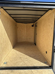 New 2025 COVERED WAGON 6X12 SINGLE AXLE ENCLOSED TRAILER WITH BLACKOUT PACKAGE