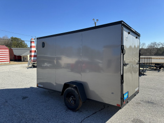 New 2025 COVERED WAGON 6X12 SINGLE AXLE ENCLOSED TRAILER WITH BLACKOUT PACKAGE