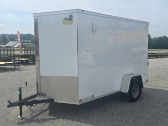 New 2025 COVERED WAGON 6X10 SINGLE AXLE ENCLOSED TRAILER