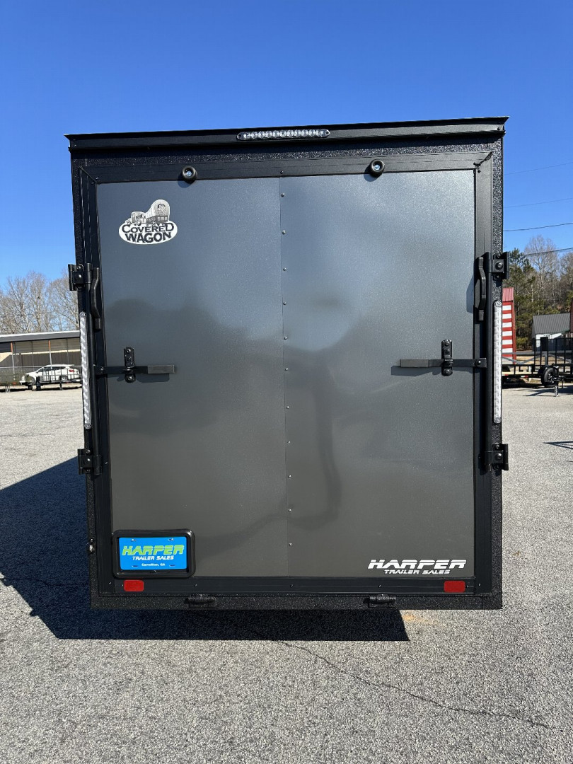 New 2025 COVERED WAGON 6X12 SINGLE AXLE ENCLOSED TRAILER WITH BLACKOUT PACKAGE