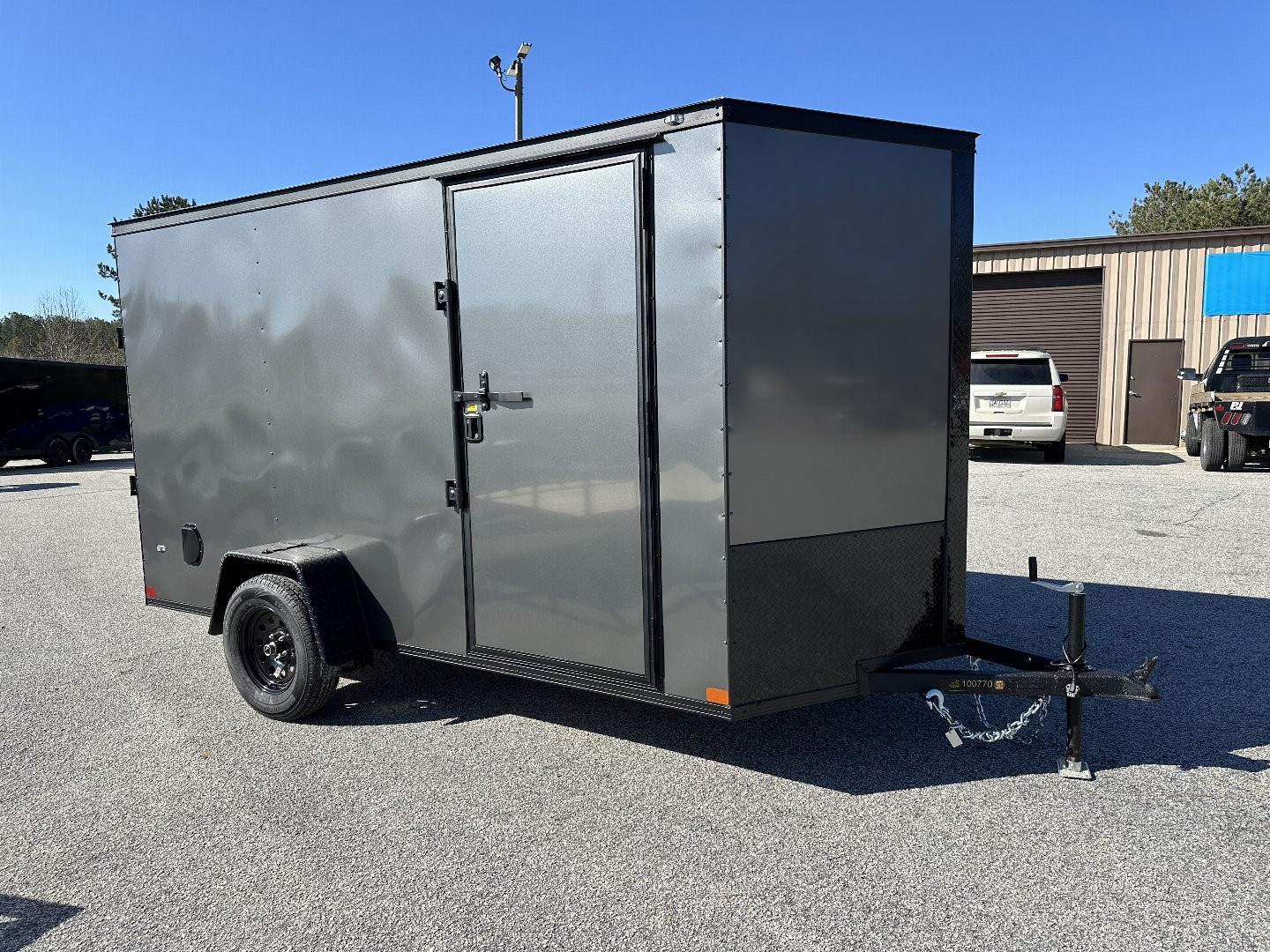 New 2025 COVERED WAGON 6X12 SINGLE AXLE ENCLOSED TRAILER WITH BLACKOUT PACKAGE