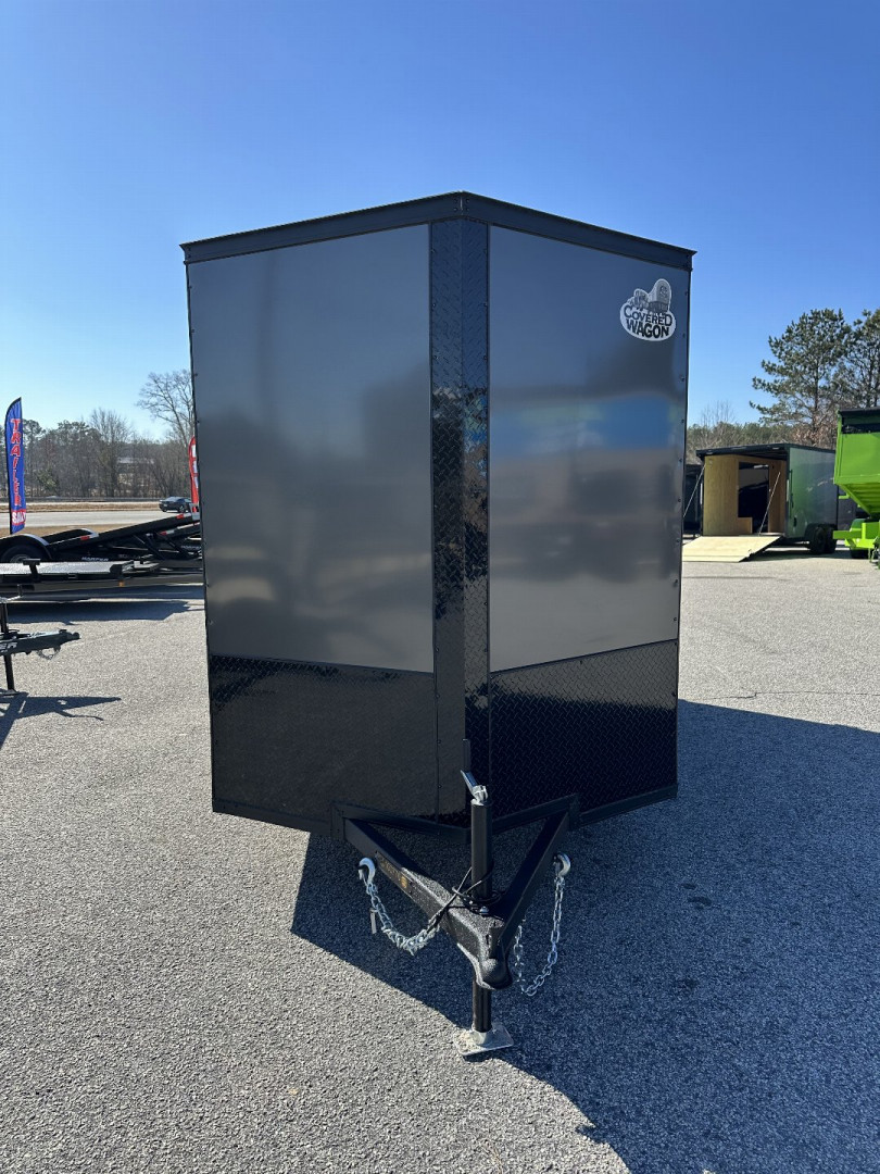 New 2025 COVERED WAGON 6X12 SINGLE AXLE ENCLOSED TRAILER WITH BLACKOUT PACKAGE