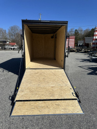 New 2025 COVERED WAGON 6X12 SINGLE AXLE ENCLOSED TRAILER WITH BLACKOUT PACKAGE