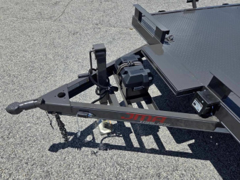 New 2025 82X20 DELUXE 10K STEEL FLOOR CAR HAULER DELUXE SERIES MODEL WITH 2 BRAKES, WINCH PLATE & BATTERY BOX