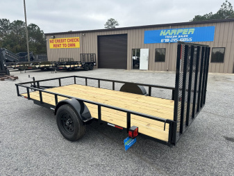New 2025 6.5X14 SINGLE AXLE UTILITY TRAILER