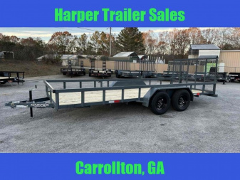 New 2025 GPS 7K 7X18 TANDEM AXLE UTILITY TRAILER