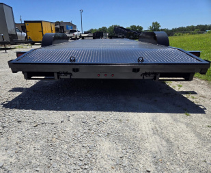 New 2025 82X20 DELUXE 10K STEEL FLOOR CAR HAULER DELUXE SERIES MODEL WITH 2 BRAKES, WINCH PLATE & BATTERY BOX