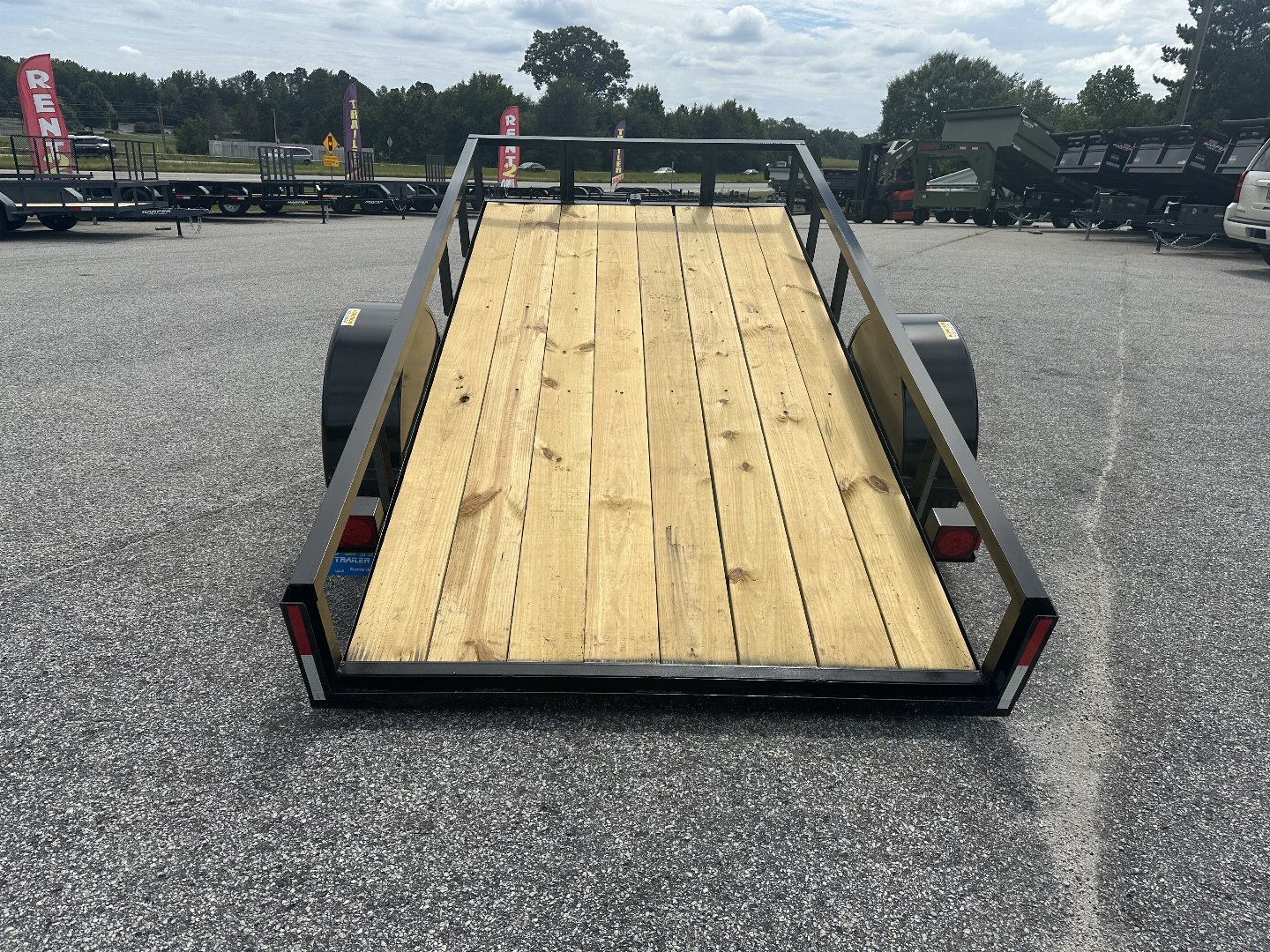 New 2025 5X10 DURABLE LIGHT WEIGHT TILT SINGLE AXLE UTILITY TRAILER