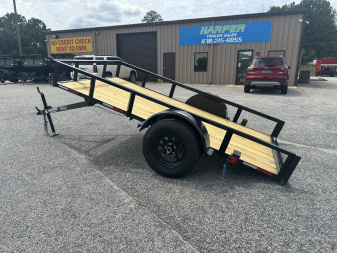 New 2025 5X10 DURABLE LIGHT WEIGHT TILT SINGLE AXLE UTILITY TRAILER