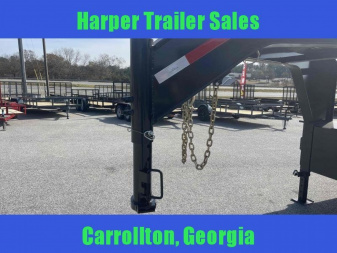 New ***SPECIAL ***2025 NON-CDL BUCKSHOT 30' SINGLE WHEEL GOOSENECK WITH 5' MEGA RAMPS