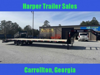 New ***SPECIAL ***2025 NON-CDL BUCKSHOT 30' SINGLE WHEEL GOOSENECK WITH 5' MEGA RAMPS