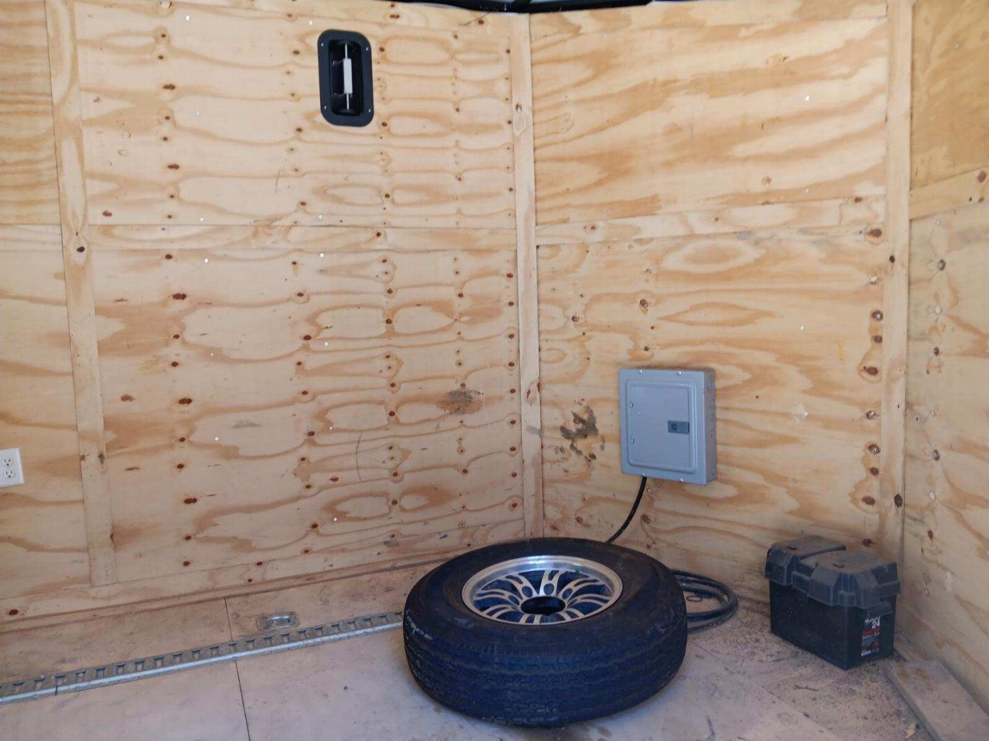 Used USED 2023 ROCK SOLID CARGO 8.5X36 SLANT NOSE ENCLOSED TWO CAR HAULER ($1210 DOWN ON RTO CONTRACT)