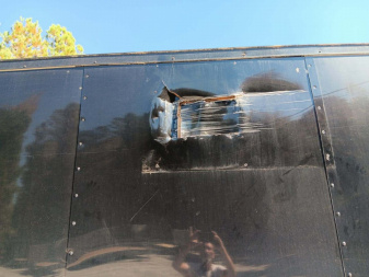 Used USED 2023 ROCK SOLID CARGO 8.5X36 SLANT NOSE ENCLOSED TWO CAR HAULER ($1210 DOWN ON RTO CONTRACT)