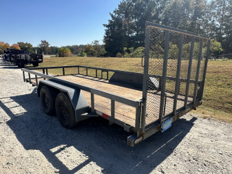 Used 2022 GPS 7X16 7K TANDEM AXLE UTILITY TRAILER ($199 DOWN ON RTO CONTRACT)