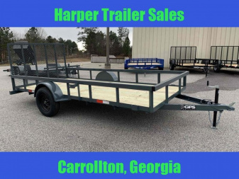 New 2025 GPS 76X14 SINGLE AXLE UTILITY TRAILER