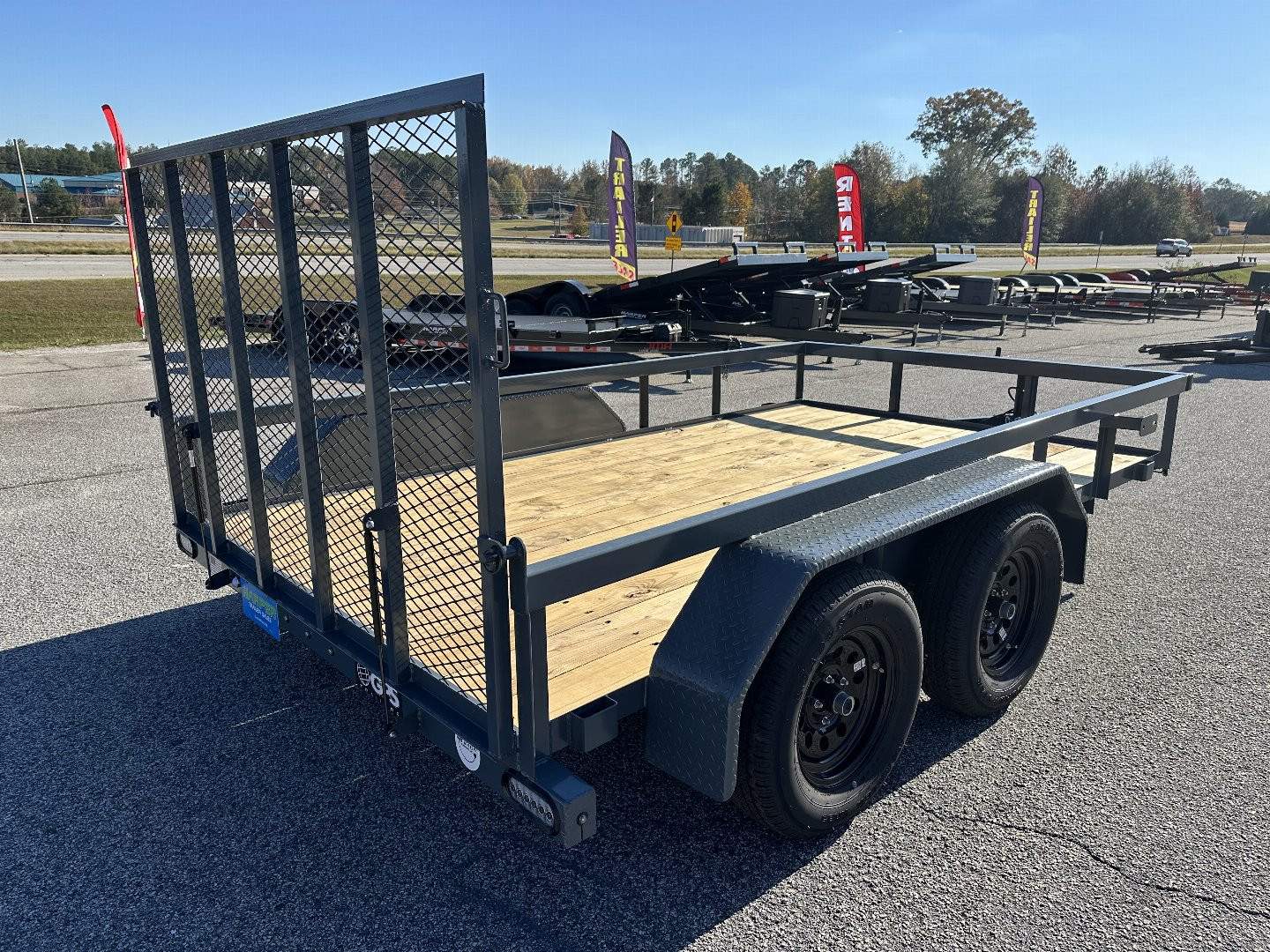 New 2025 GPS 7X12 TANDEM AXLE UTILITY TRAILER