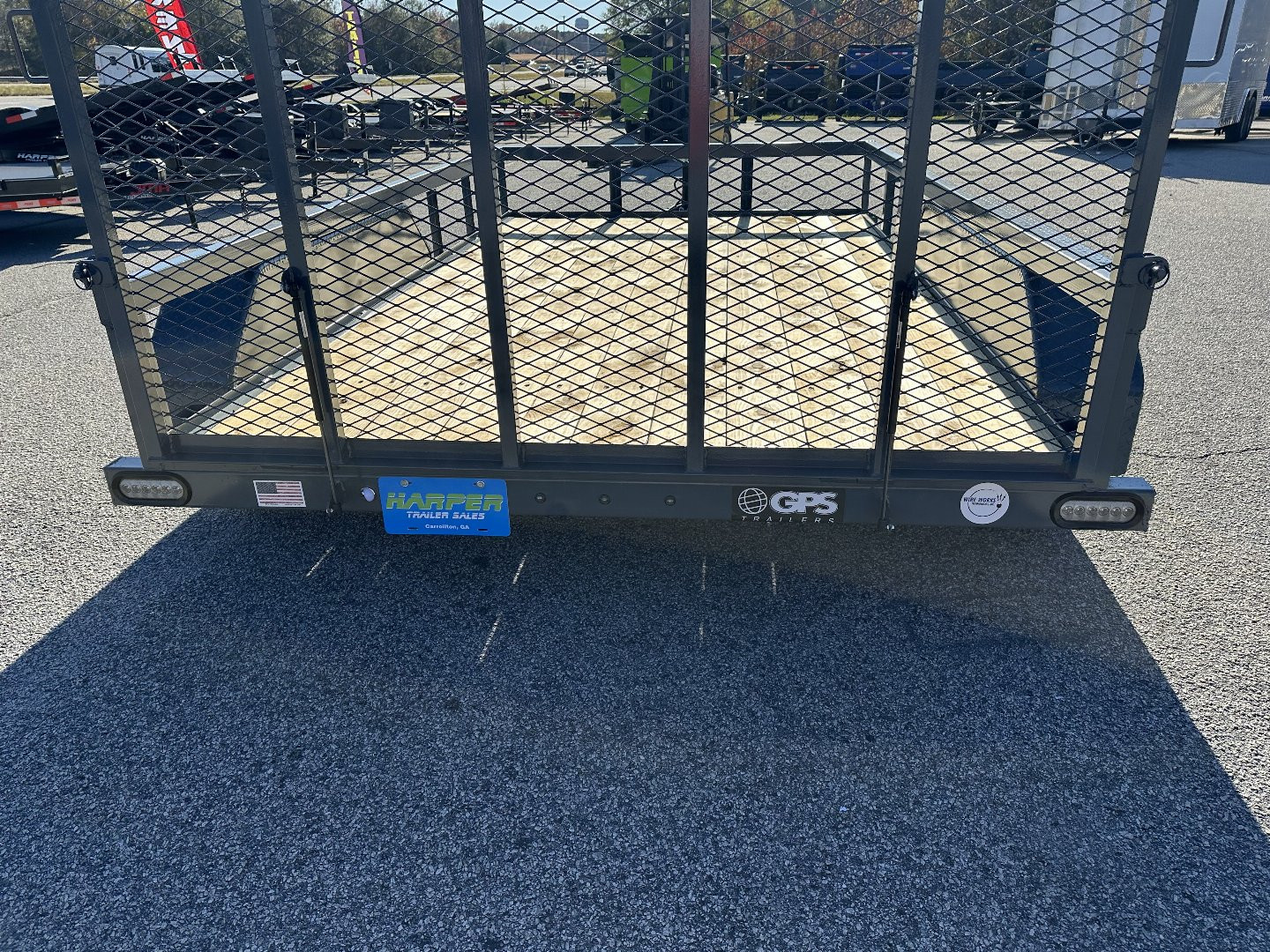 New 2025 GPS 7X12 TANDEM AXLE UTILITY TRAILER