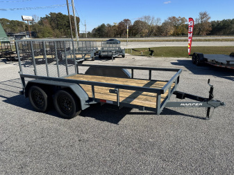 New 2025 GPS 7X12 TANDEM AXLE UTILITY TRAILER