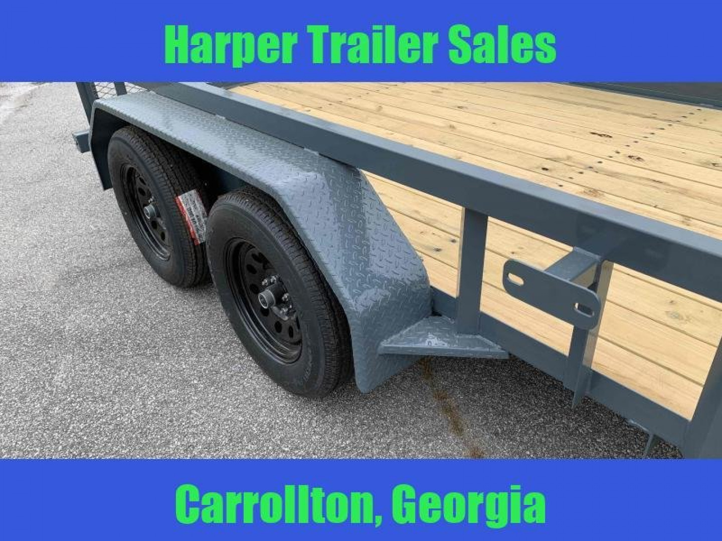 New 2025 GPS 7X16 TANDEM AXLE UTILITY TRAILER