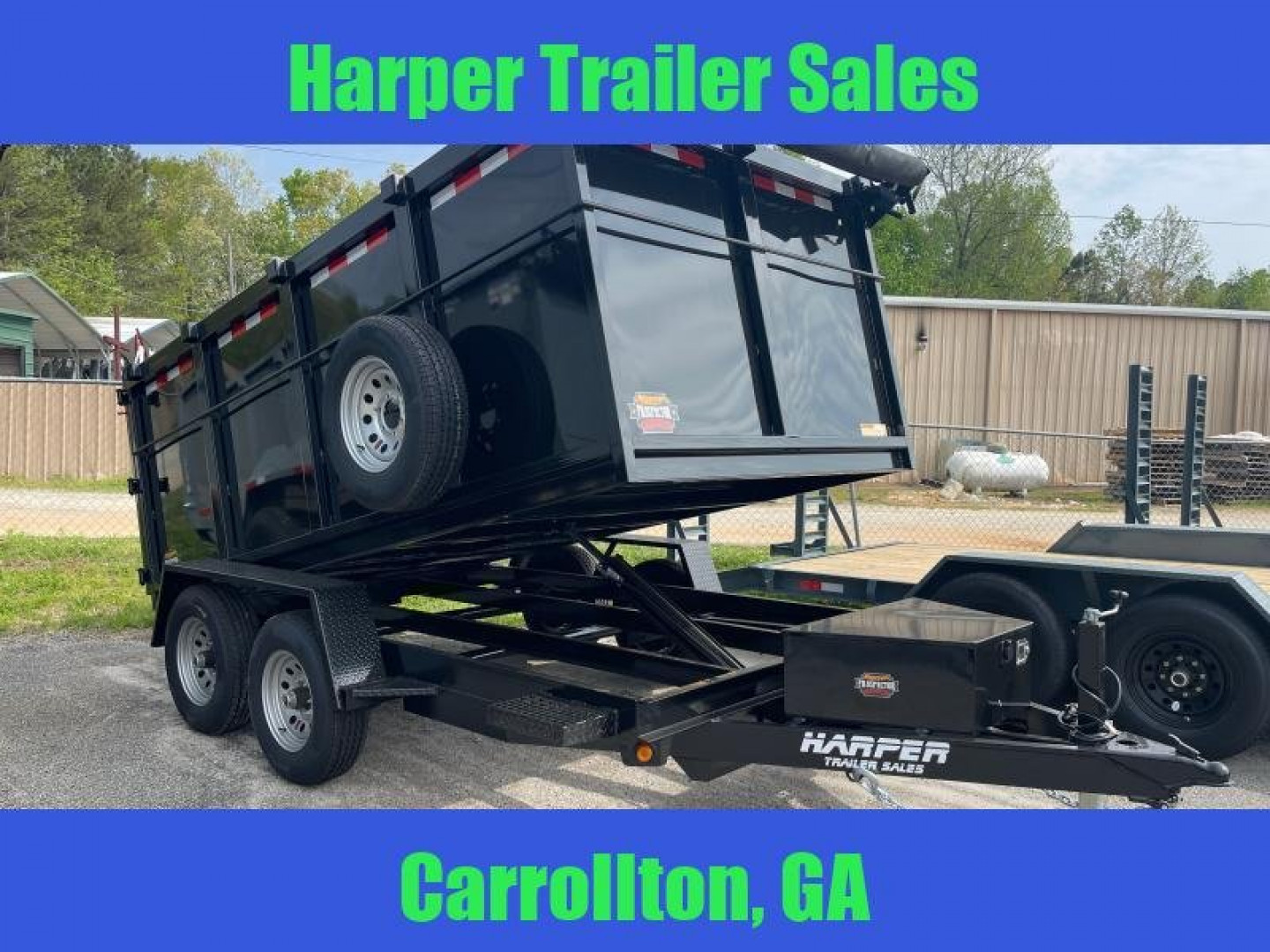 New 2025 PROSPECTOR 6X12 10K TANDEM AXLE DUMP TRAILER WITH 4' WALLS AND SPARE TIRE