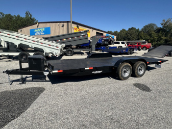 New **ON SALE**2025 7x20 10K HYDRAULIC TILT STEEL FLOOR CAR HAULER