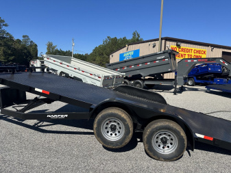 New **ON SALE**2025 7x20 10K HYDRAULIC TILT STEEL FLOOR CAR HAULER