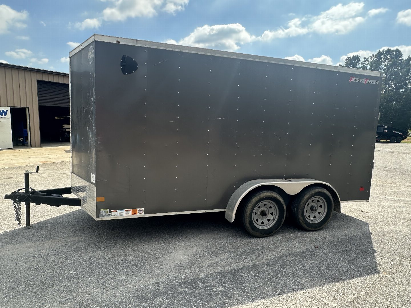 Used USED 2023 FAST TRAC 7X14 TANDEM AXLE ENCLOSED TRAILER ($550 DOWN ON RTO CONTRACT)