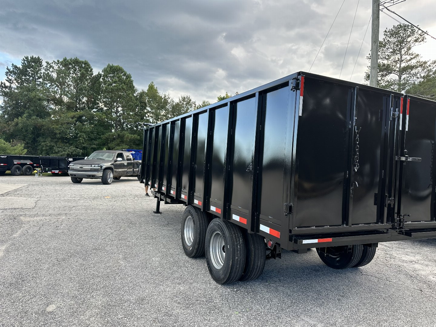 New 2025 8X20 20K DUAL TANDEM GOOSENECK DUMP TRAILER