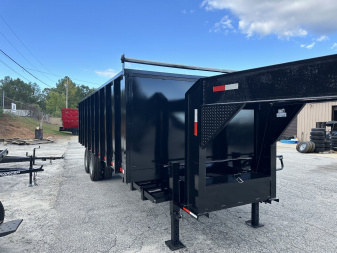 New 2025 8X20 20K DUAL TANDEM GOOSENECK DUMP TRAILER