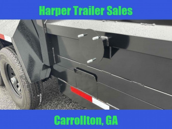 New 2024 TUFFDUMP 14K 7X14 DUMP TRAILER 4' WALLS
