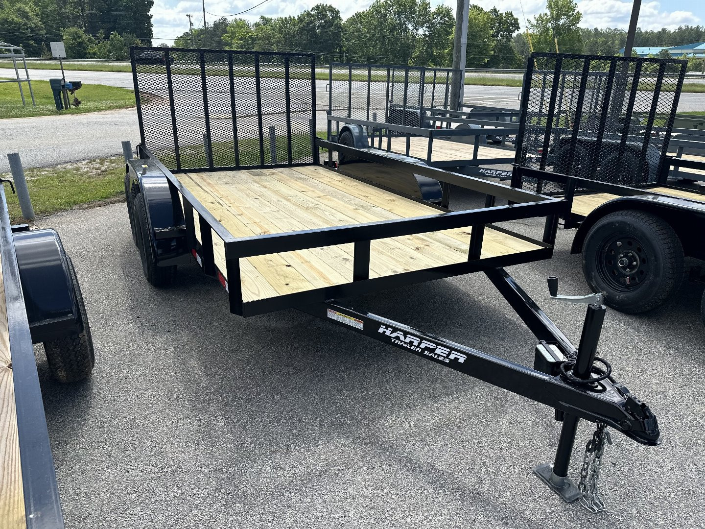 New 2025 6.5X12 TANDEM AXLE UTILITY TRAILER WITH BRAKES