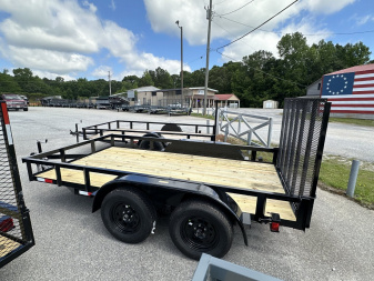 New 2025 6.5X12 TANDEM AXLE UTILITY TRAILER WITH BRAKES