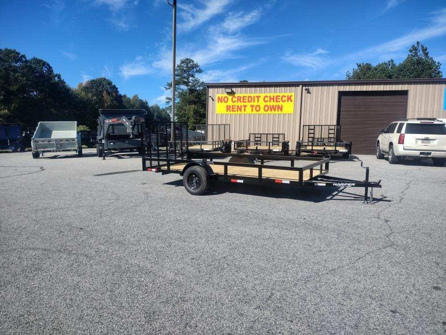 New 2025 6.5X14 SINGLE AXLE UTILITY TRAILER