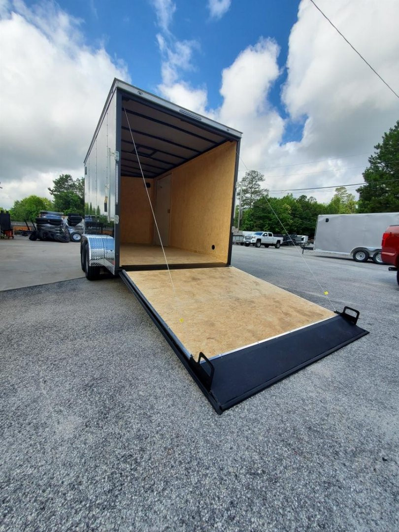 New 2025 COVERED WAGON 7X16 TANDEM AXLE ENCLOSED TRAILER