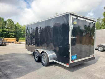 New 2025 COVERED WAGON 7X16 TANDEM AXLE ENCLOSED TRAILER