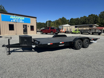 New **ON SALE**2025 7x20 7K HYDRAULIC TILT STEEL FLOOR CAR HAULER WITH ALUMINUM WHEELS