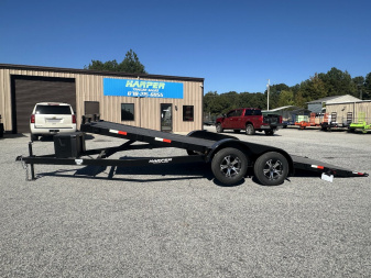 New **ON SALE**2025 7x20 7K HYDRAULIC TILT STEEL FLOOR CAR HAULER WITH ALUMINUM WHEELS