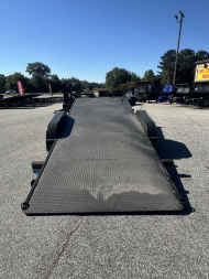 New **ON SALE**2025 7x20 7K HYDRAULIC TILT STEEL FLOOR CAR HAULER WITH ALUMINUM WHEELS