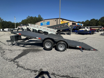 New **ON SALE**2025 7x20 10K HYDRAULIC TILT STEEL FLOOR CAR HAULER