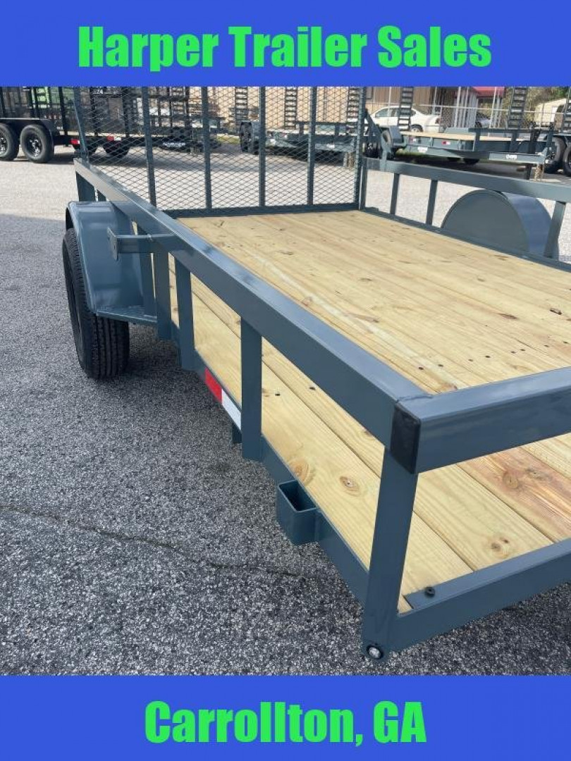 New 2025 GPS 82X12 SINGLE AXLE UTILITY TRAILER WITH SET BACK JACK