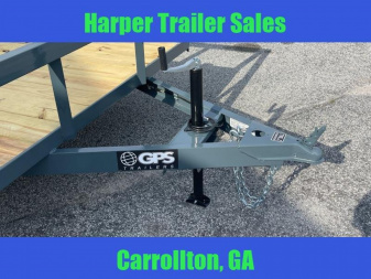 New 2025 GPS 82X12 SINGLE AXLE UTILITY TRAILER WITH SET BACK JACK