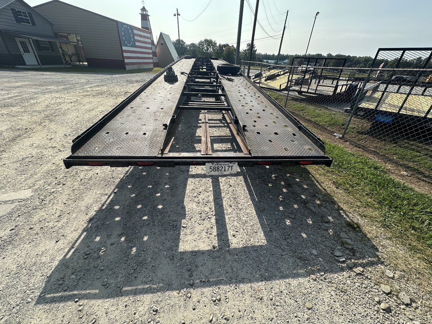 Used USED 2007 102X50 18K GOOSENECK WEDGE CAR HAULER ($549 DOWN ON RTO CONTRACT)