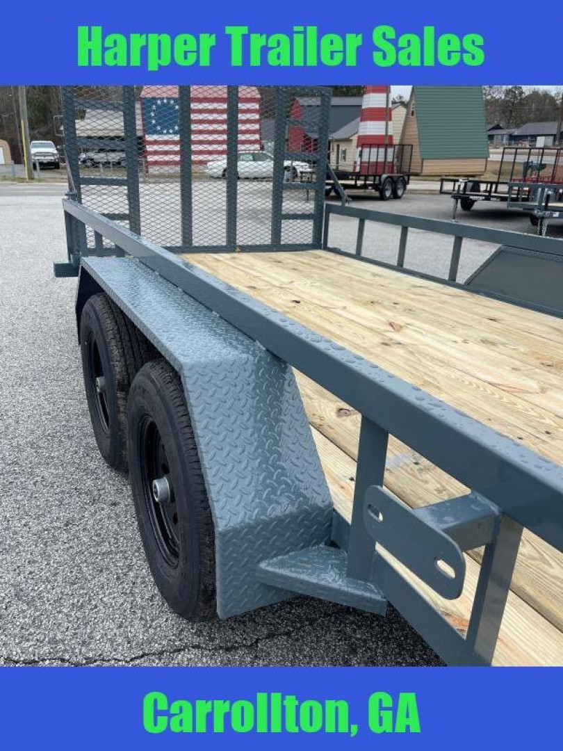 New 2025 10K GPS 7X20 TANDEM AXLE UTILITY TRAILER WITH HD GATE